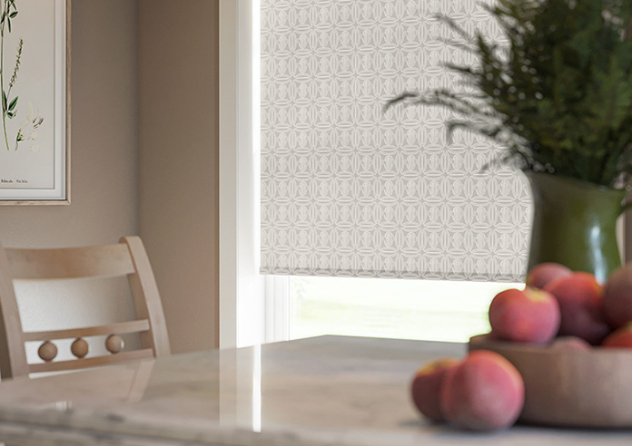 Geometric Tiles, Light Taupe - Twist&Fit Roller Blind - Image 5